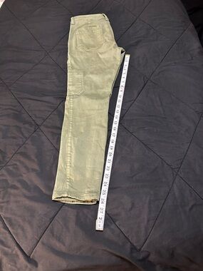 Banana Republic Olive Green Cropped Ankle Pants